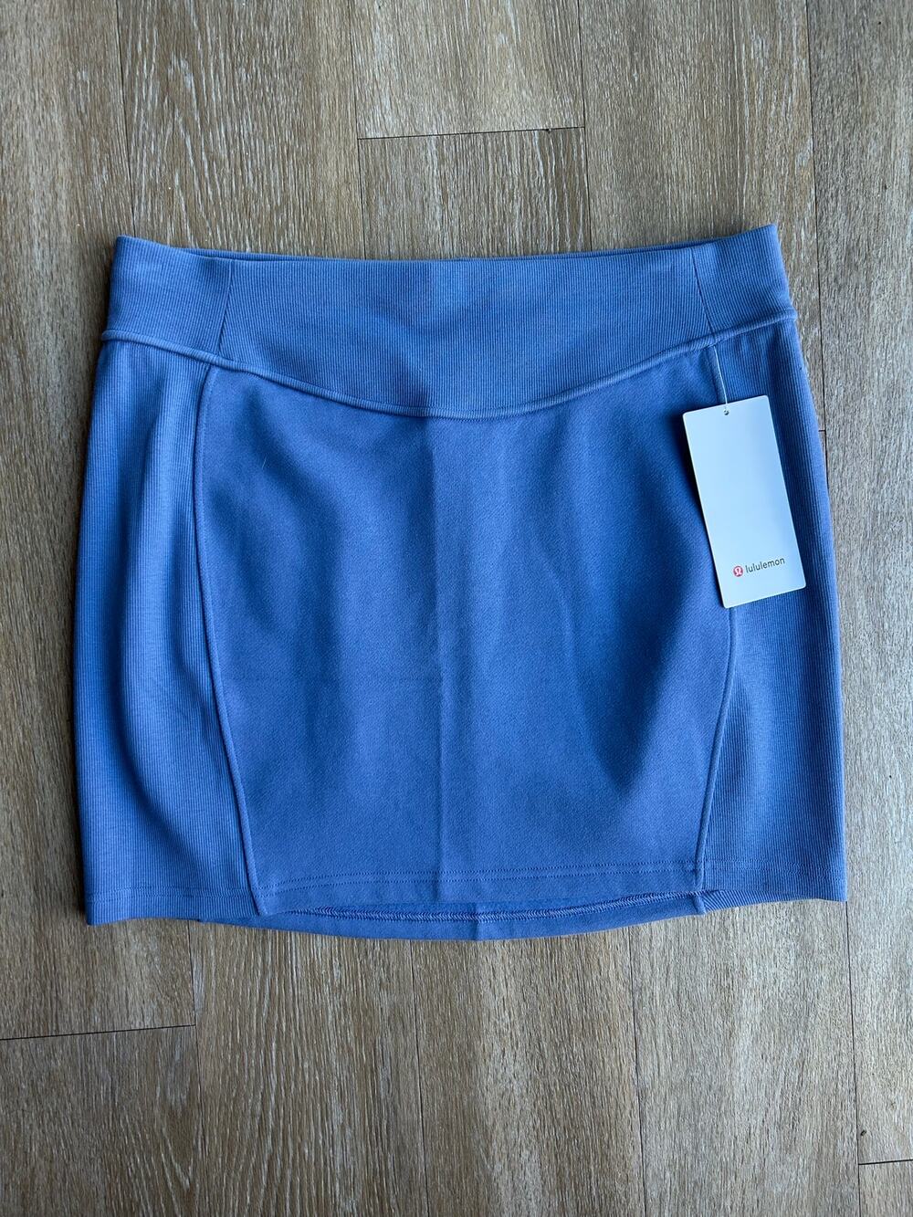 NWT Lululemon Scuba High-Rise Mini Skirt Oasis Blue XL Athleisure tennis core